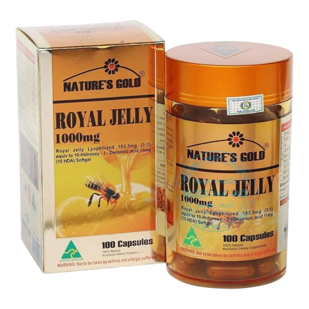 Viên uống Nature's Gold Royal Jelly 1000mg