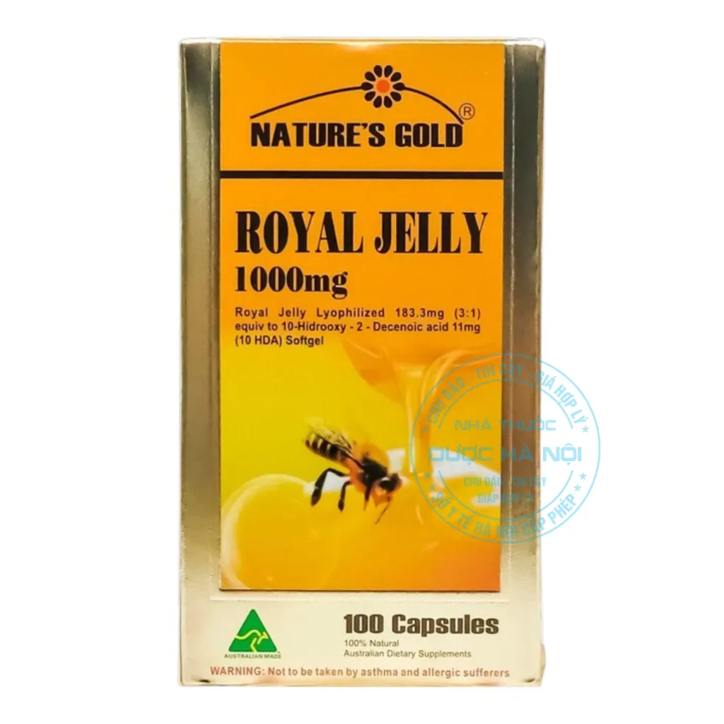 Viên uống Nature's Gold Royal Jelly 1000mg