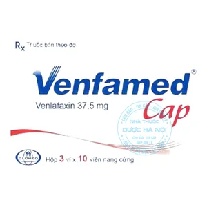 Thuốc Venfamed Cap 37.5 điều trị bệnh lý về tâm thần như trầm cảm nặng và lo âu