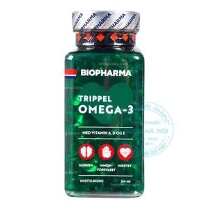 Viên uống Biopharma Tripple Omega-3 hỗ trợ sức khỏe tim mạch, thần kinh và mắt