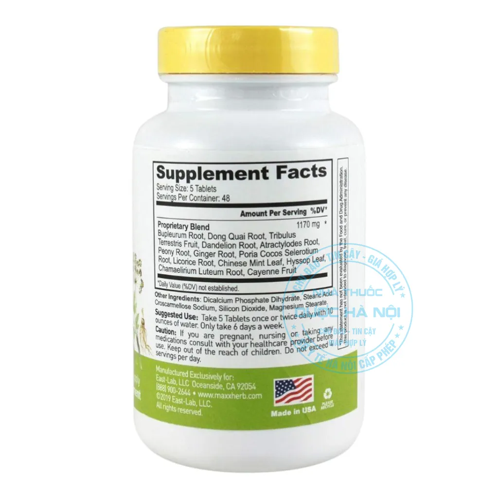 Viên uống Maxx Herb Liver Cleanse Plus