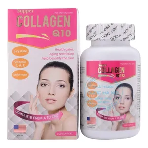Viên uống Super Collagen Q10 VQTech nâng cao sức khỏe, làm đẹp da, tóc