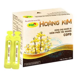 Siro PQA - Hoàng Kim giảm ho, bổ phế, cải thiện chức năng hô hấp