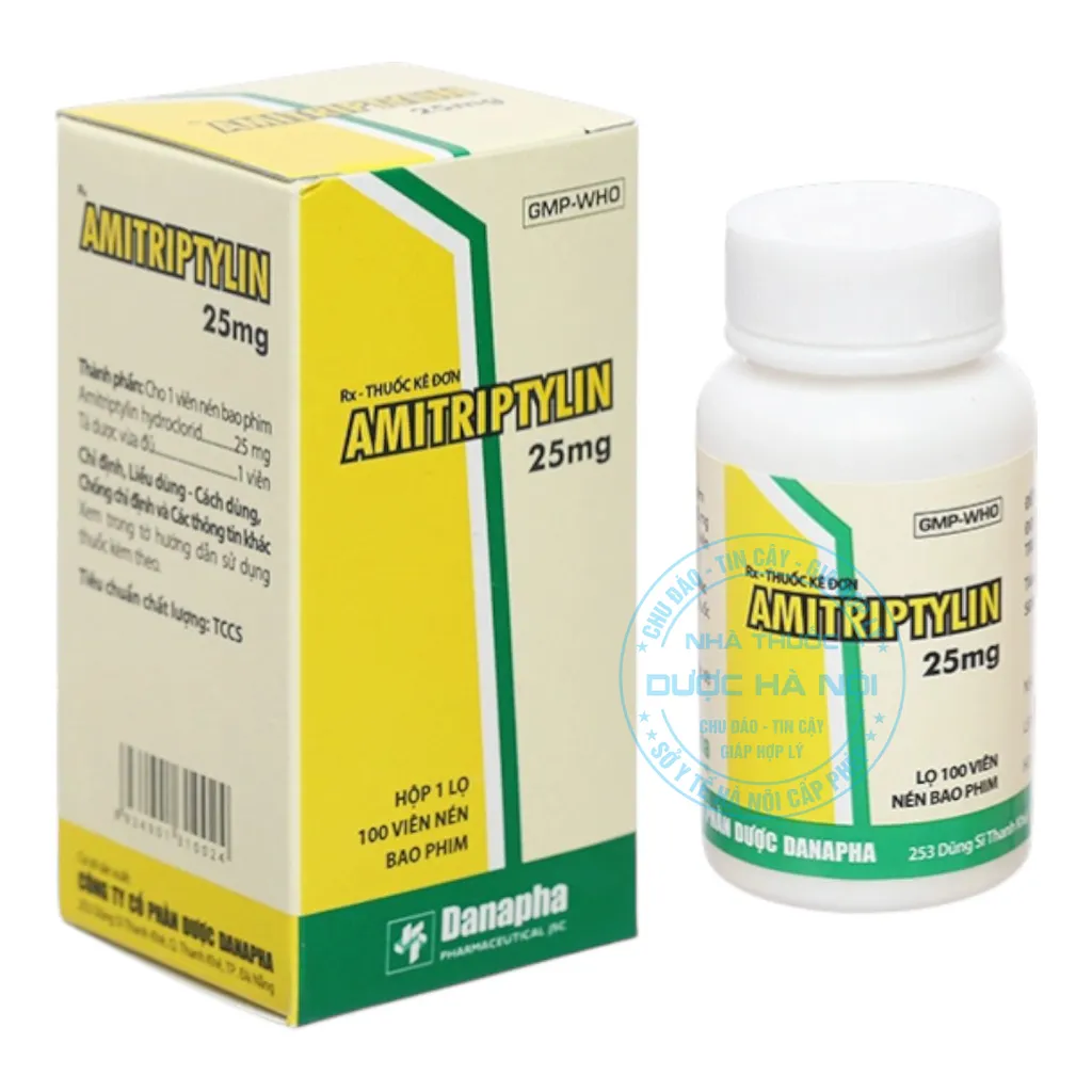 Thuốc Amitriptylin 50mg Danapha
