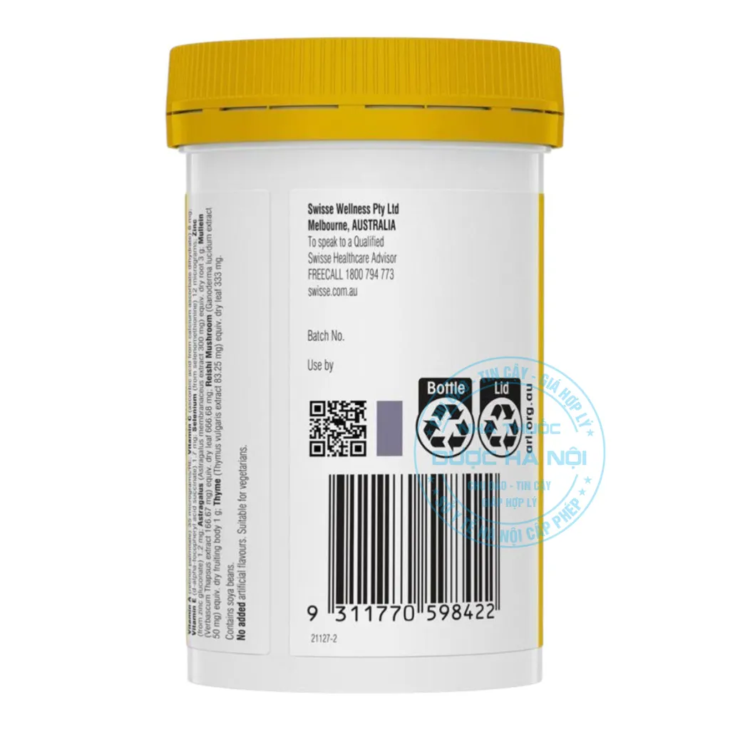 Viên uống Swisse Lung Health Support