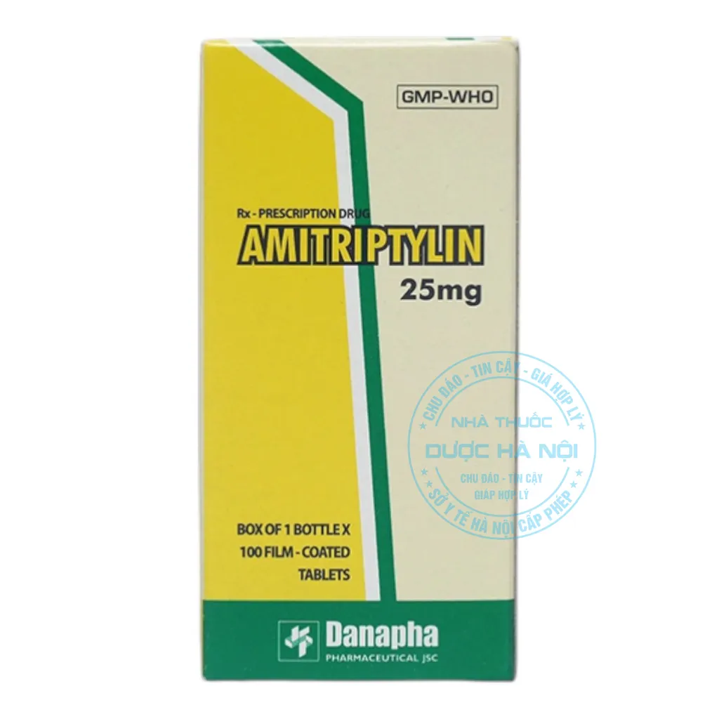 Thuốc Amitriptylin 50mg Danapha