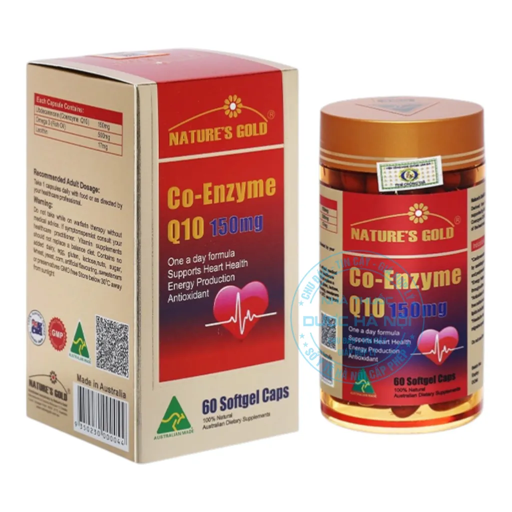 Viên uống Nature's Gold Co-Enzyme Q10 150mg