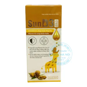 Siro Sun D3 Gold bổ sung vitmain D3 chăm sóc sức khỏe xương
