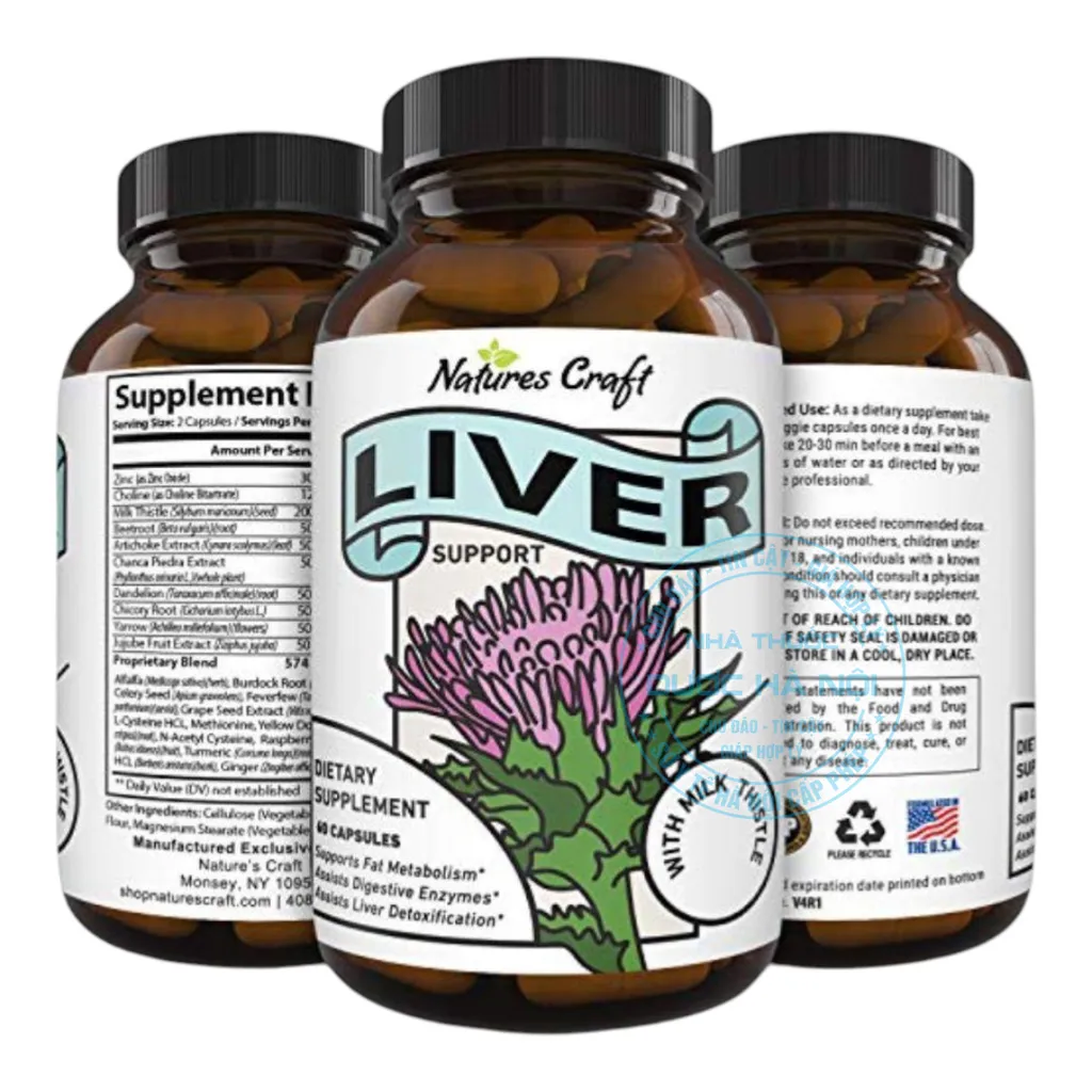 Viên uống Natures Craft Liver Support