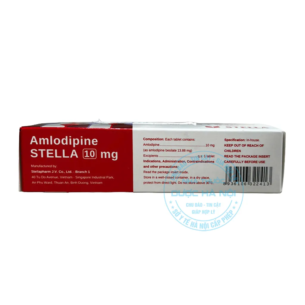 Thuốc Amlodipine Stella 10mg