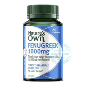Viên uống Nature's Own Fenugreek 1000mg cải thiện lượng sữa và hỗ trợ hệ tiêu hóa