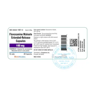 Thuốc Fluvoxamine 100mg điều trị các triệu chứng trầm cảm và lo âu
