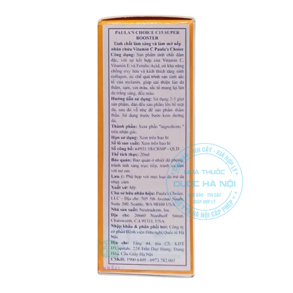 Serum Paula'S Choice C15 Super Booster 20ml