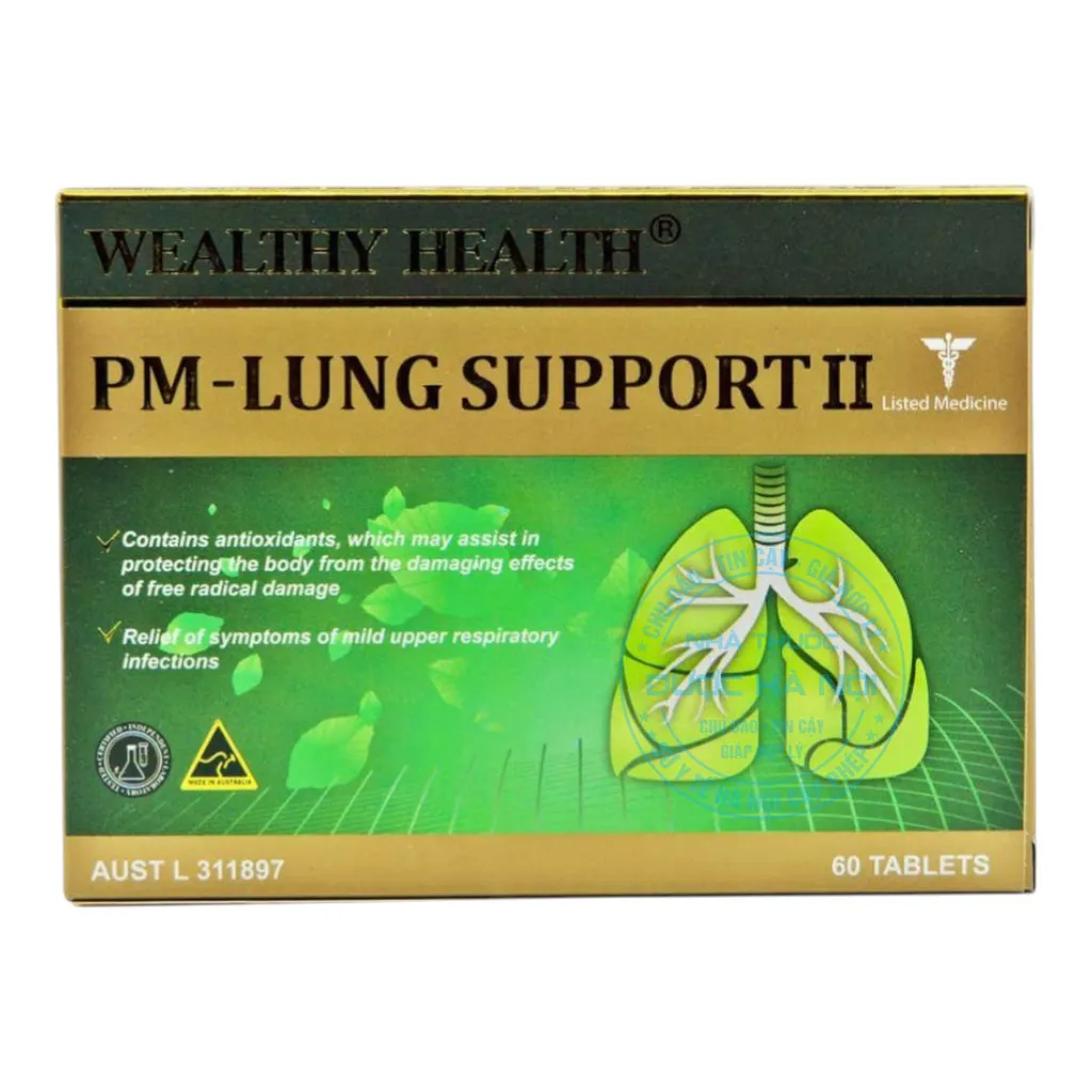 Viên uống Wealthy Health PM Lung Support II