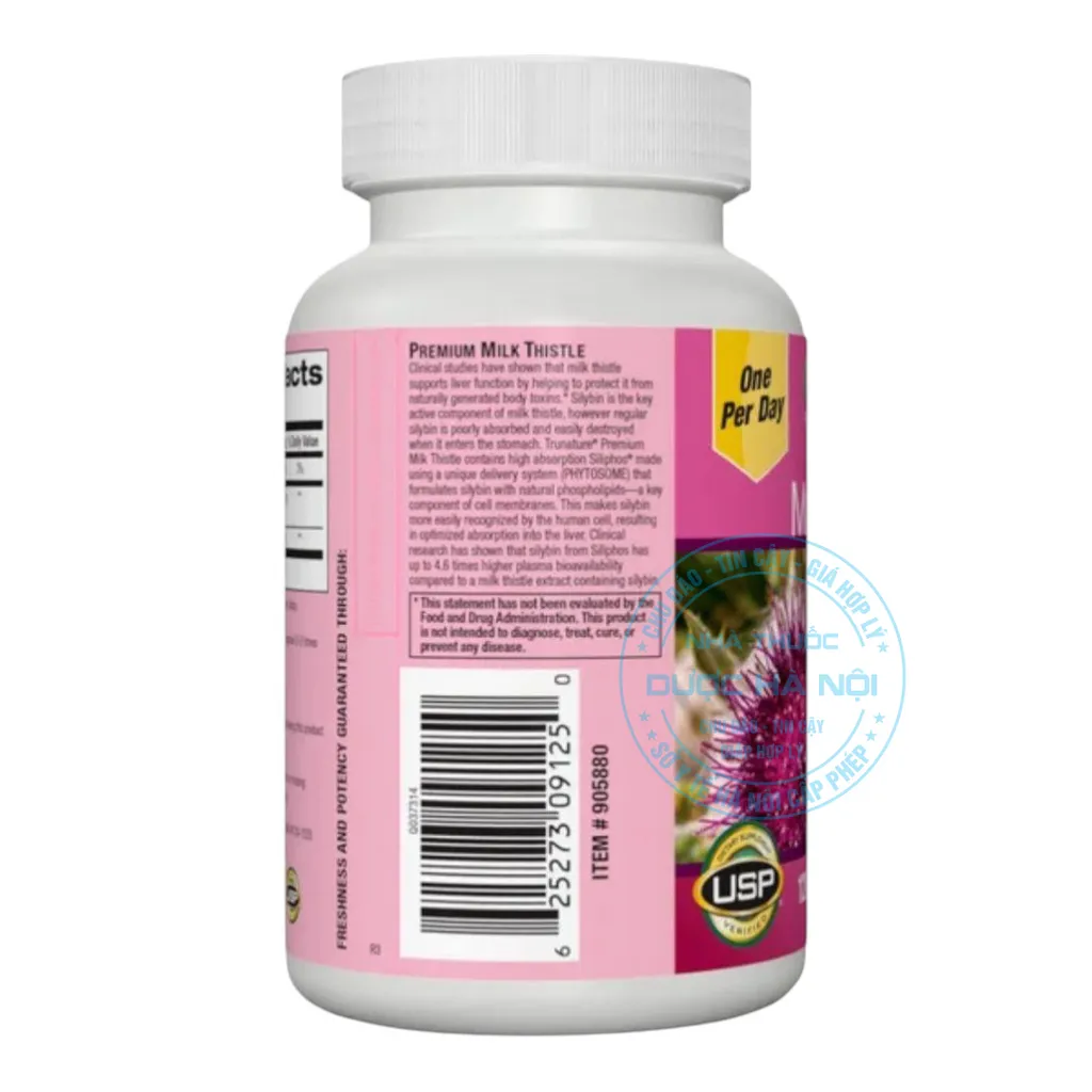 Viên uống Trunature Premium Milk Thistle