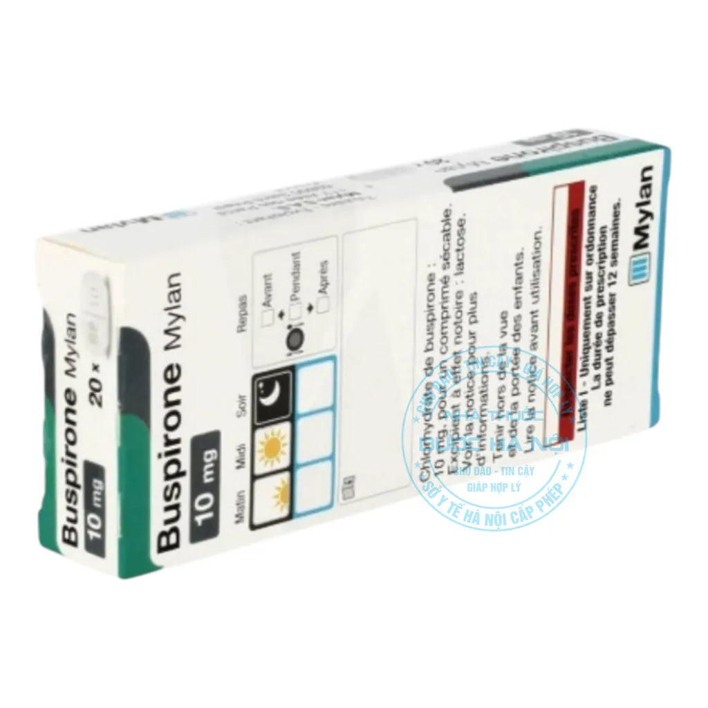 Thuốc Buspirone Mylan 10mg