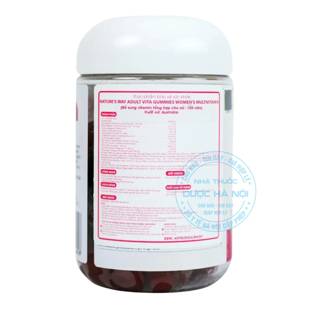 Viên nhai Nature’s Way Adult Vita Gummies Women’s Multivitamin