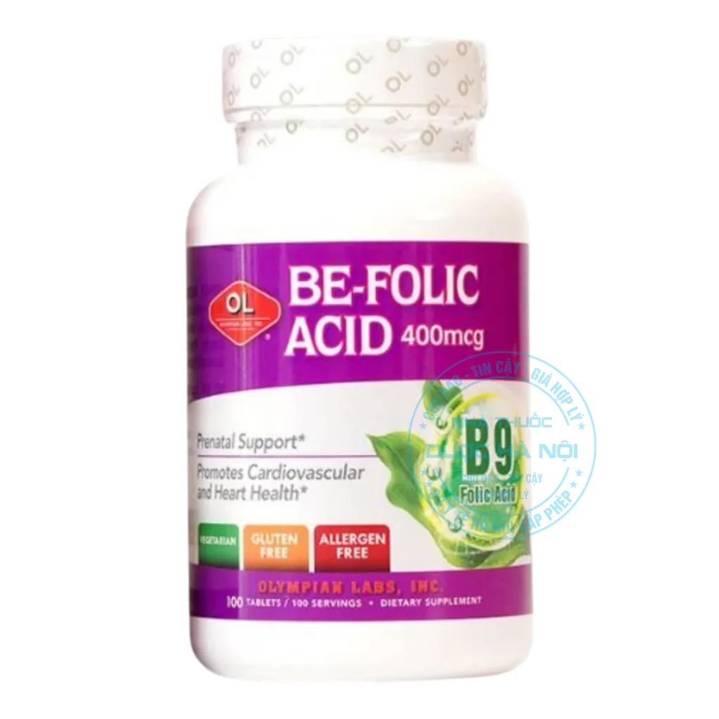 Viên uống Be - Folic Acid 400mcg