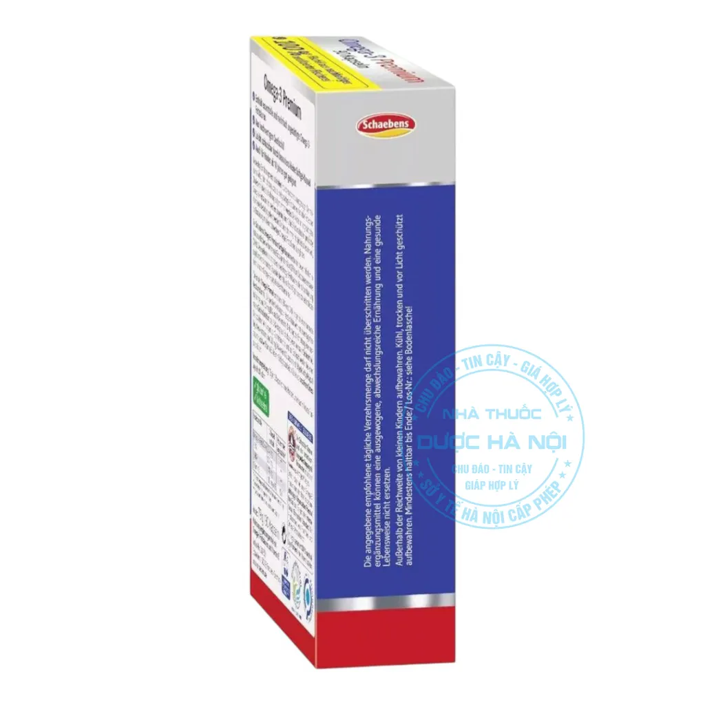 Viên uống Schaebens Omega-3 Premium + Vitamin E