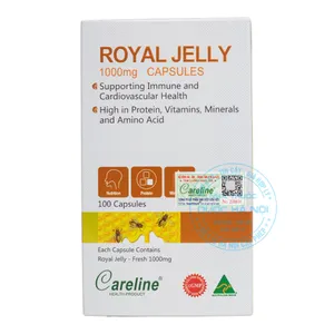 Viên uống Careline Royal Jelly 1000mg duy trì sức khỏe, làm đẹp tự nhiên và cân bằng nội tiết tố