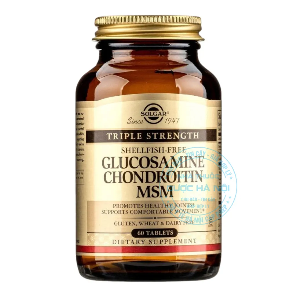 Viên uống Solgar Glucosamine Chondroitin MSM
