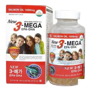 Viên uống New 3-Mega EPA-DHA 1000 bổ sung dưỡng chất từ dầu cá chống lão hóa duy trì vẻ đẹp tự nhiên
