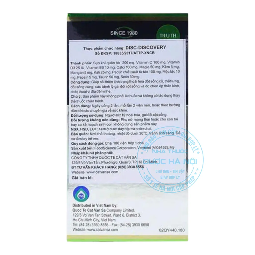 Viên uống Disc-Discovery DaVinci