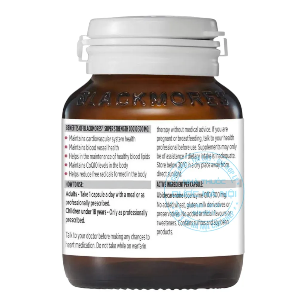 Viên uống Blackmores Super Strength CoQ10 300mg