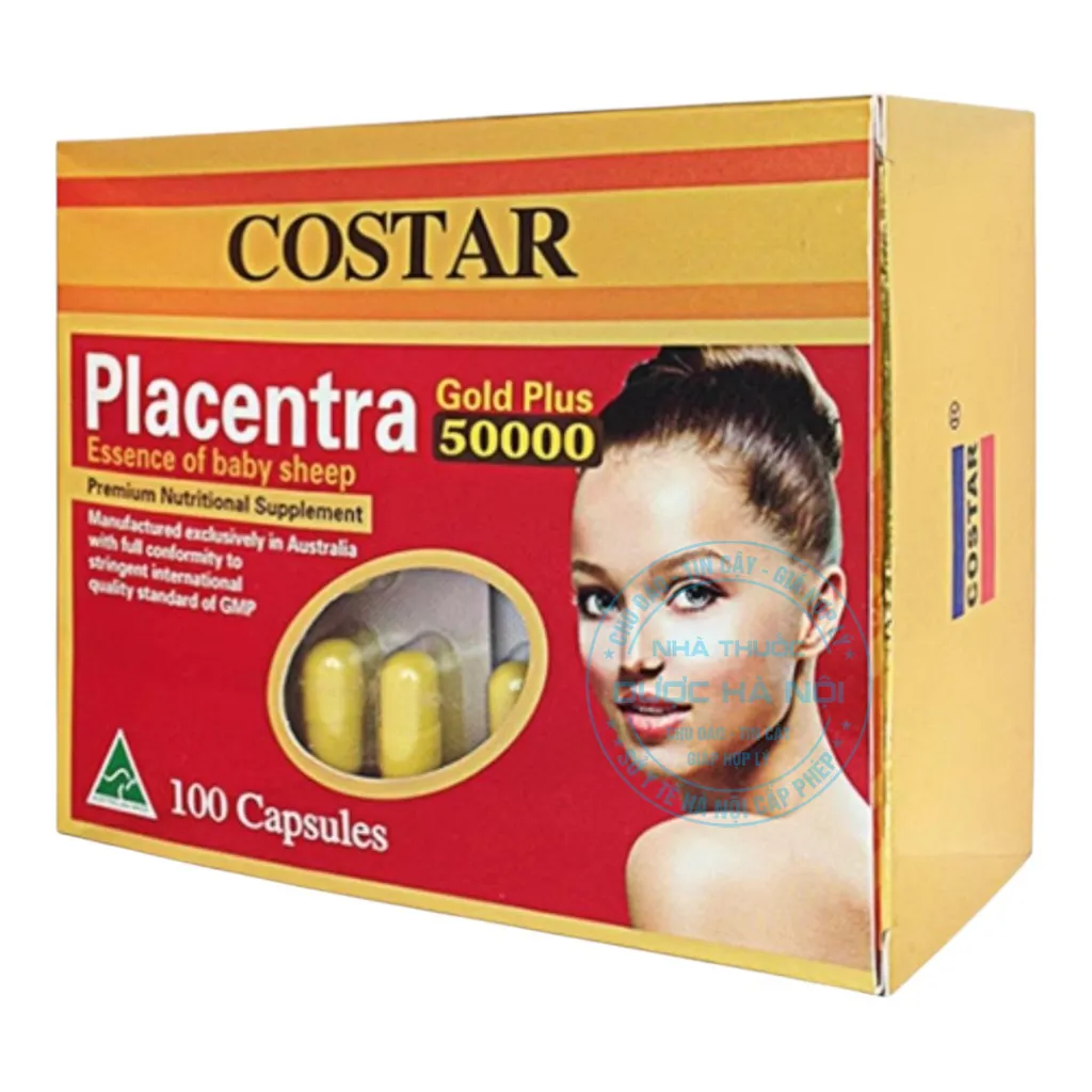 Viên uống Costar Placentra Gold Plus 50000