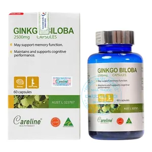 Viên uống Careline Ginkgo Biloba 2500mg nâng cao chức năng não bộ, phòng ngừa thoái hóa thần kinh