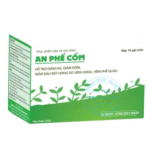 Cốm An phế hỗ trợ điều trị các triệu chứng hô hấp như ho, đau rát họng, ho có đờm