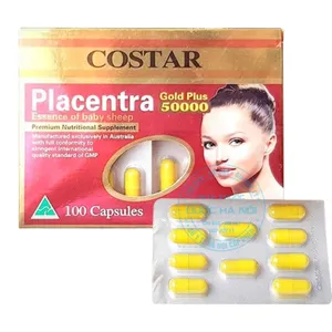 Viên uống Costar Placentra Gold Plus 50000 hỗ trợ làm lành các tổn thương, vết sẹo