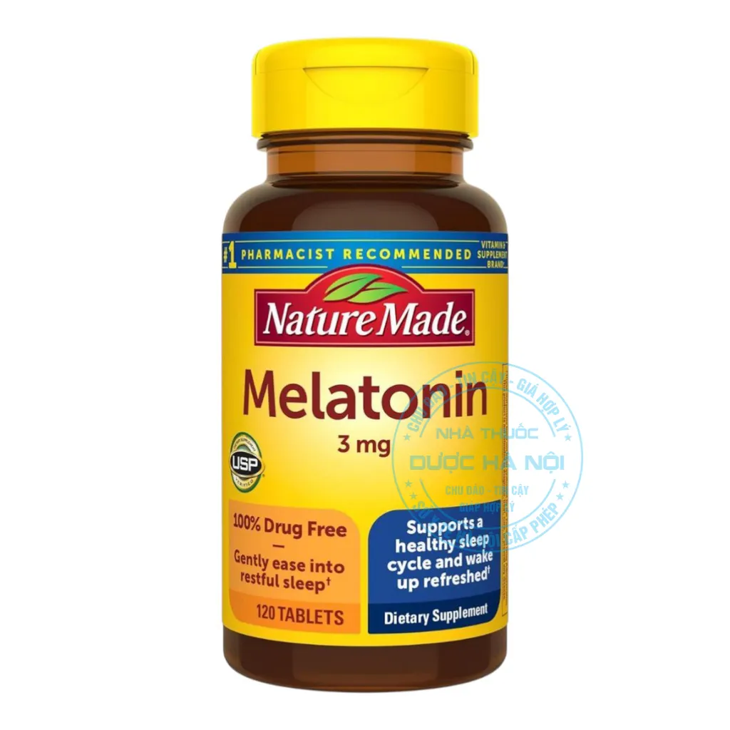 Viên uống Melatonin 3mg Nature Made