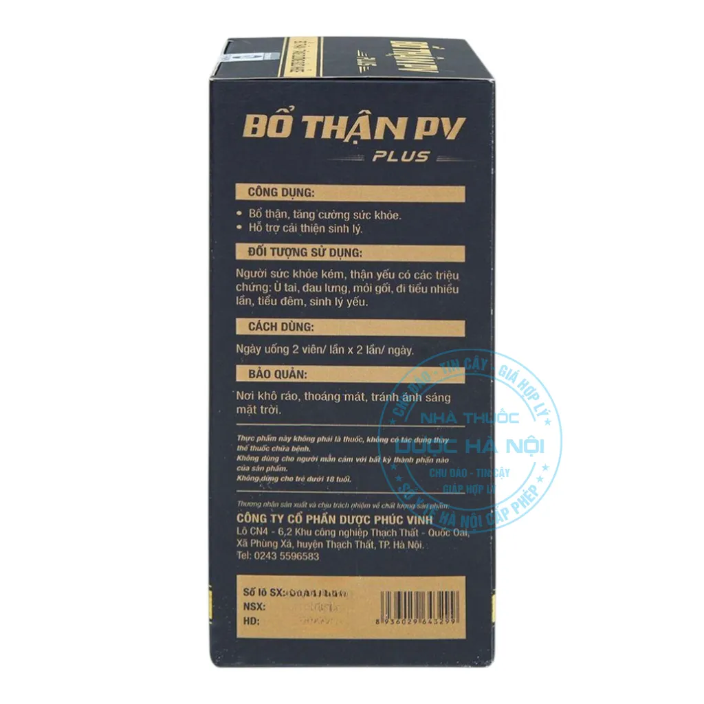Viên uống Bổ Thận PV Plus