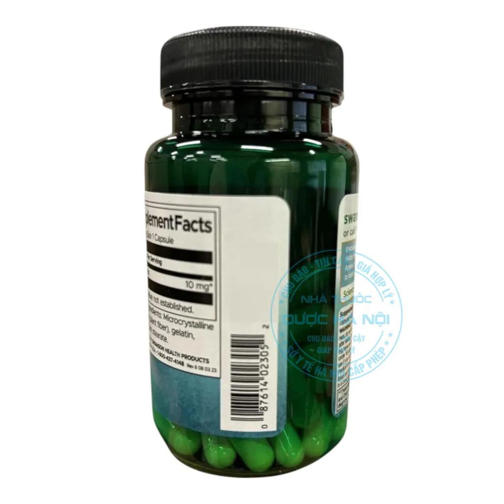 Viên uống Triple Strength Melatonin 10mg Swanson