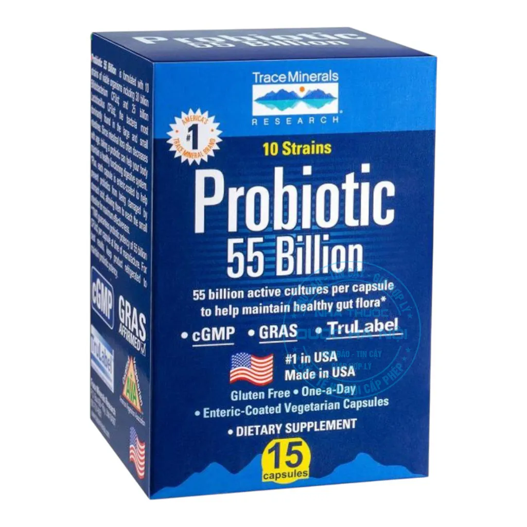 Viên uống Probiotic 55 Billion Trace Minerals