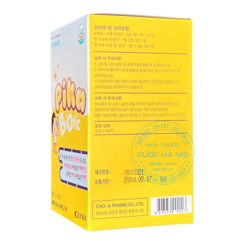 Men vi sinh Pika Biotic