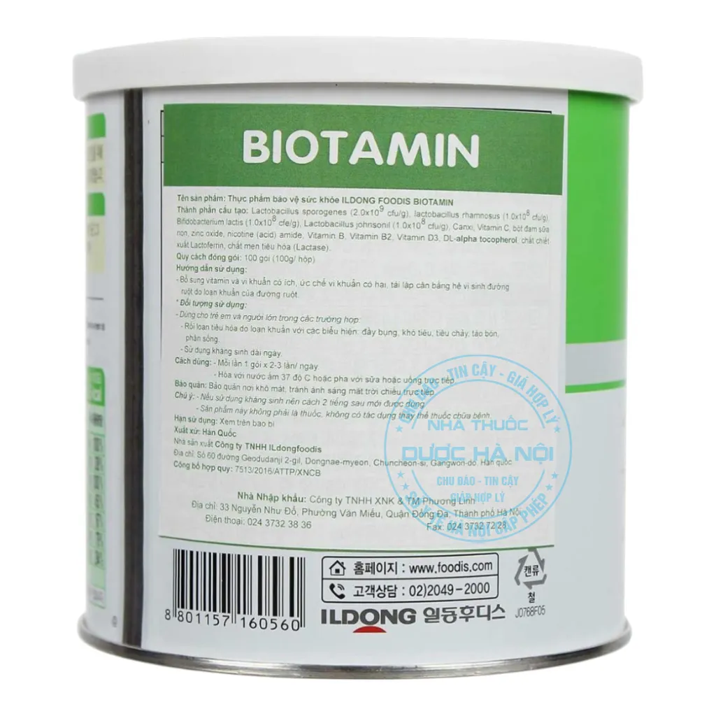 Men vi sinh ILDong 100g