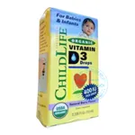 Siro uống ChildLife Organic Vitamin D3 Drops 10ml