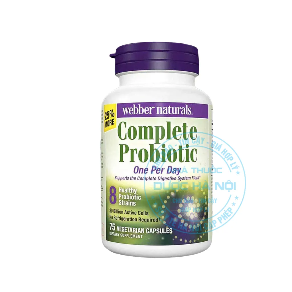 Viên uống Webber Naturals Complete Probiotic
