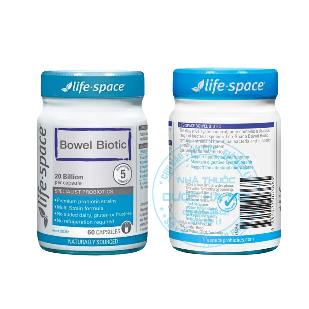 Men vi sinh Life-Space Bowel Biotic