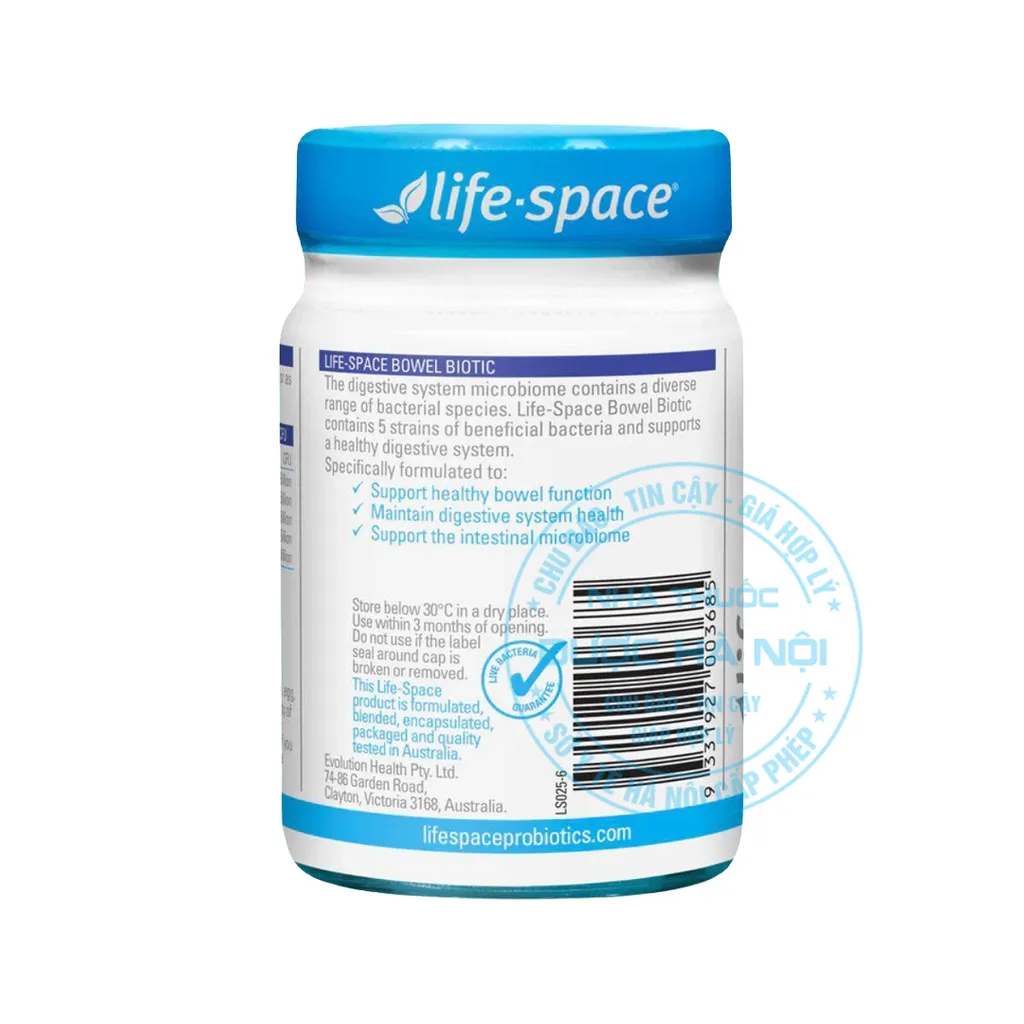 Men vi sinh Life-Space Bowel Biotic