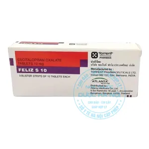 Thuốc Feliz S 10 điều trị các rối loạn tâm thần như trầm cảm, lo âu, hoảng loạn