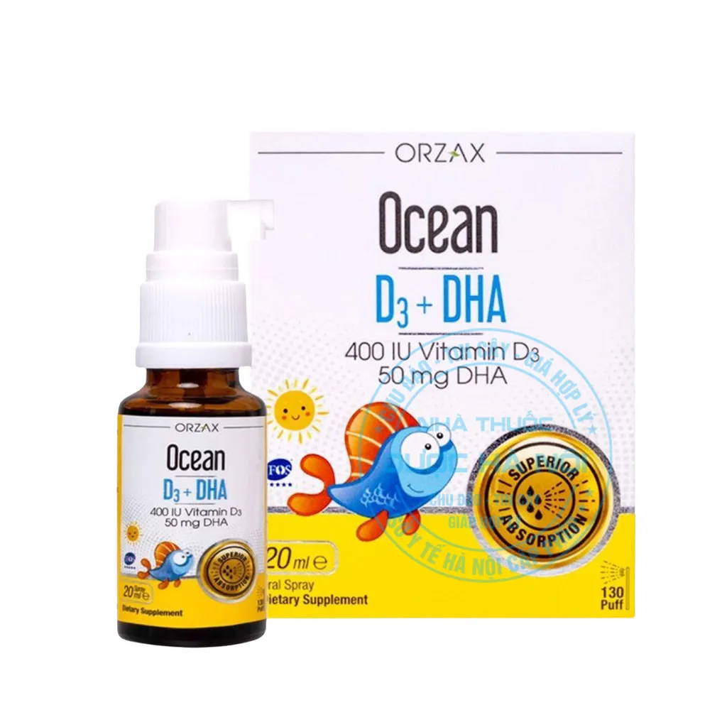 Xịt Ocean D3+DHA