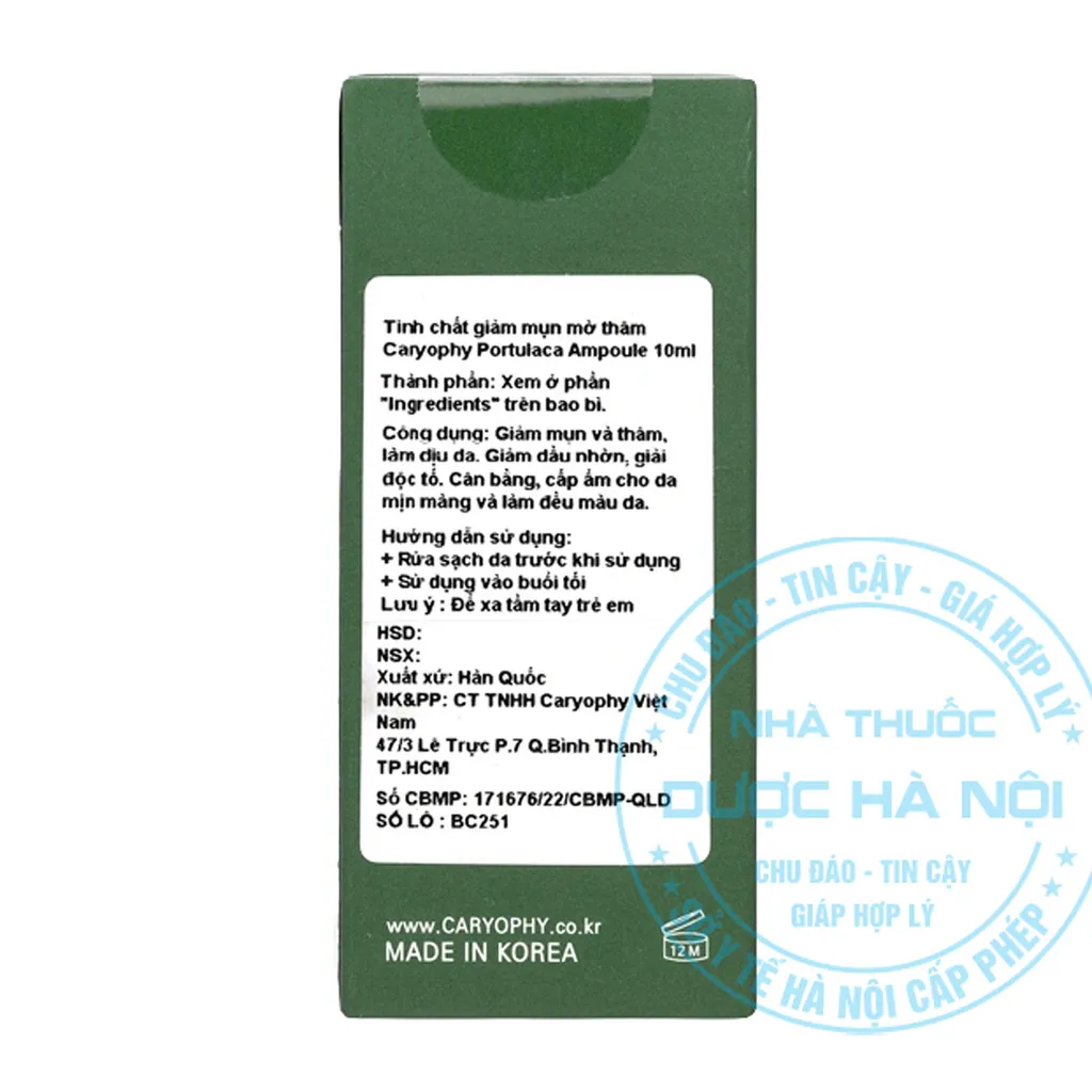 Serum Caryophy Portulaca Ampoule