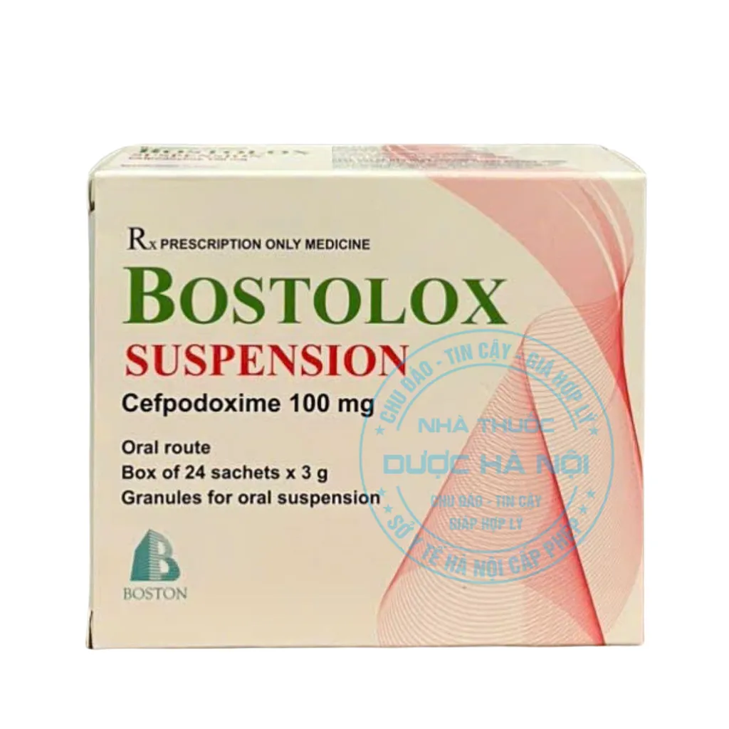 Thuốc Bostolox Suspension 100mg