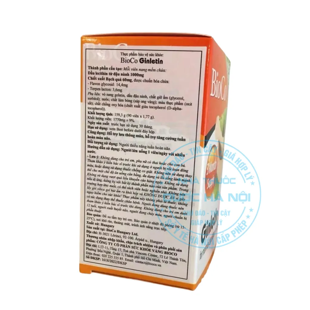 Viên uống BioCo Ginletin