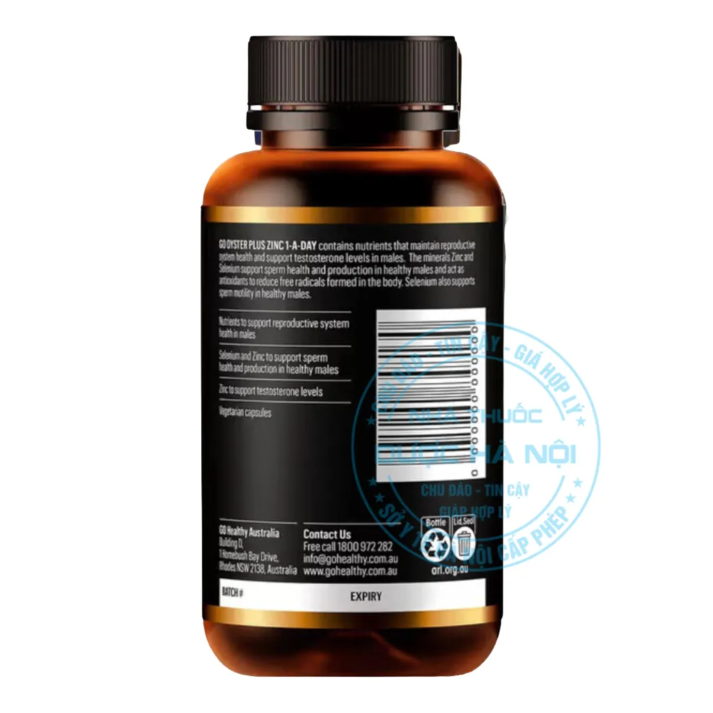Viên uống Go Oyster Plus Zinc 1- A-Day