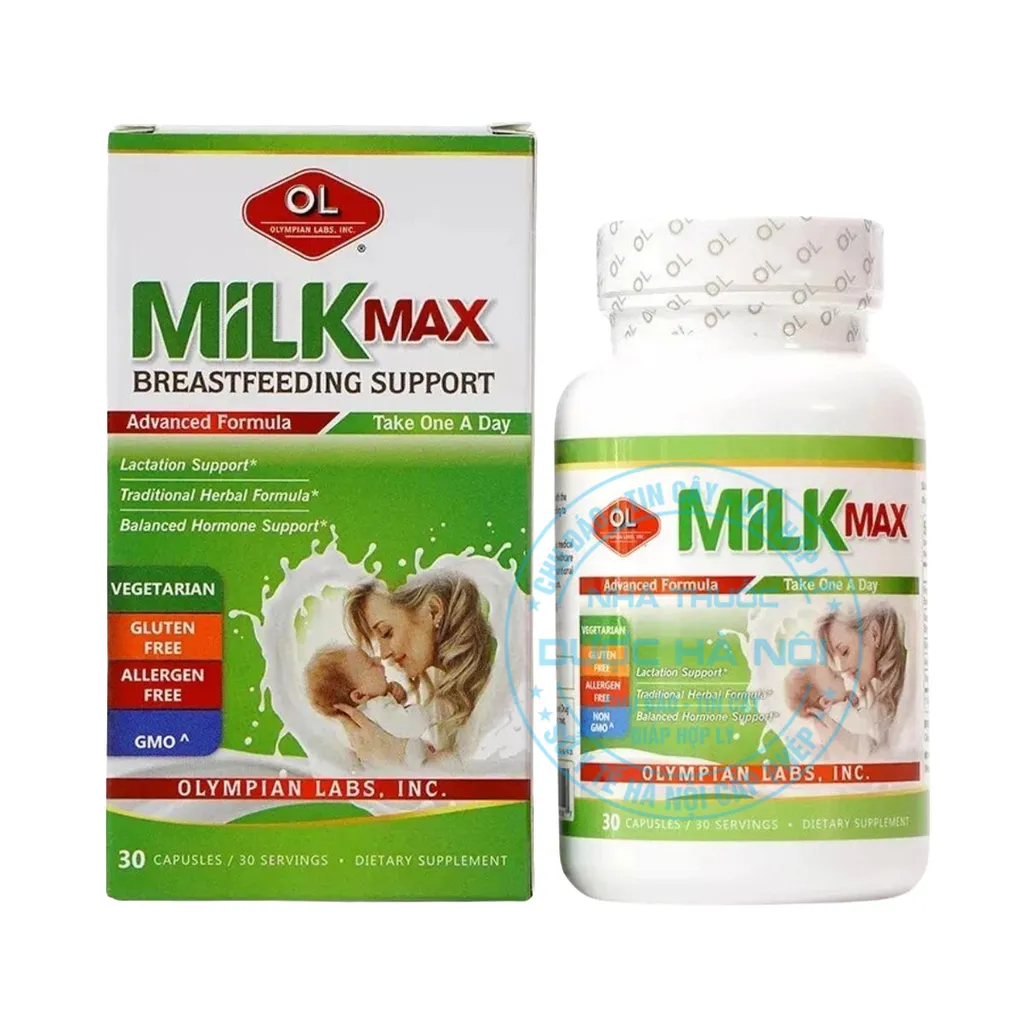 Viên uống Milk Max Breastfeeding Support