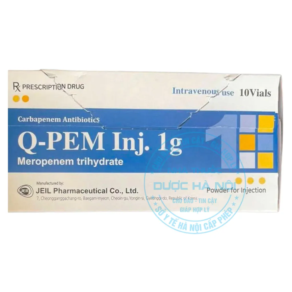 Thuốc Q-Pem Inj. 1g